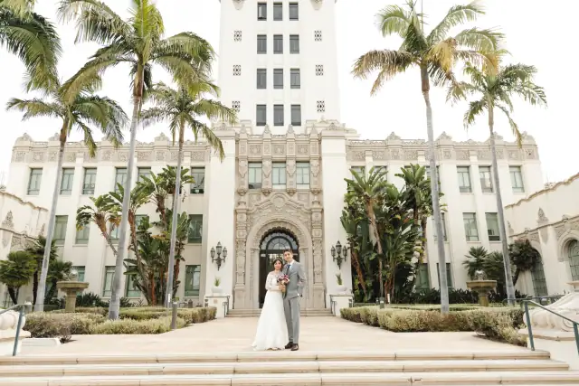 Emerald & Daniel at Beverly Hills Courthouse