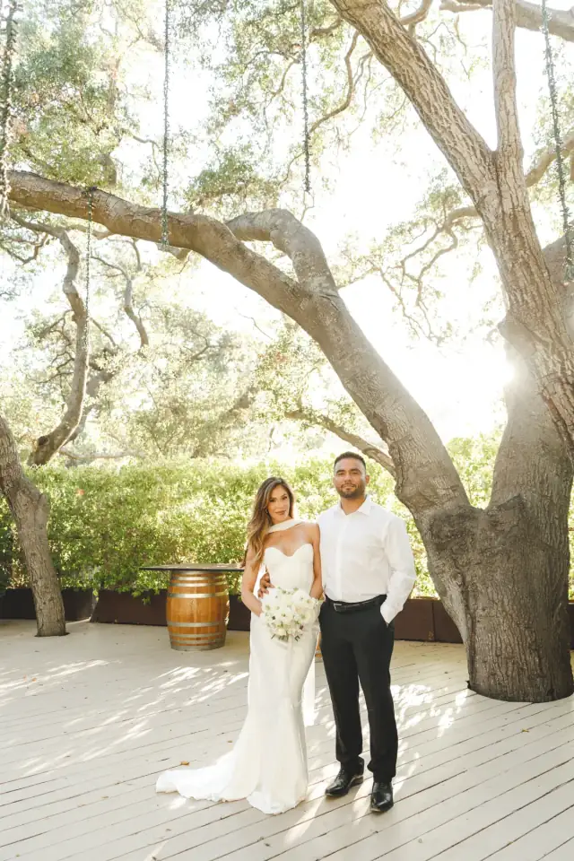 Cindy & Samuel at Calamigos Ranch · Malibu