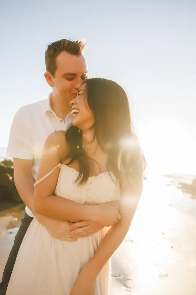 Uyen-Ly & Loïc at El Matador State Beach · Malibu