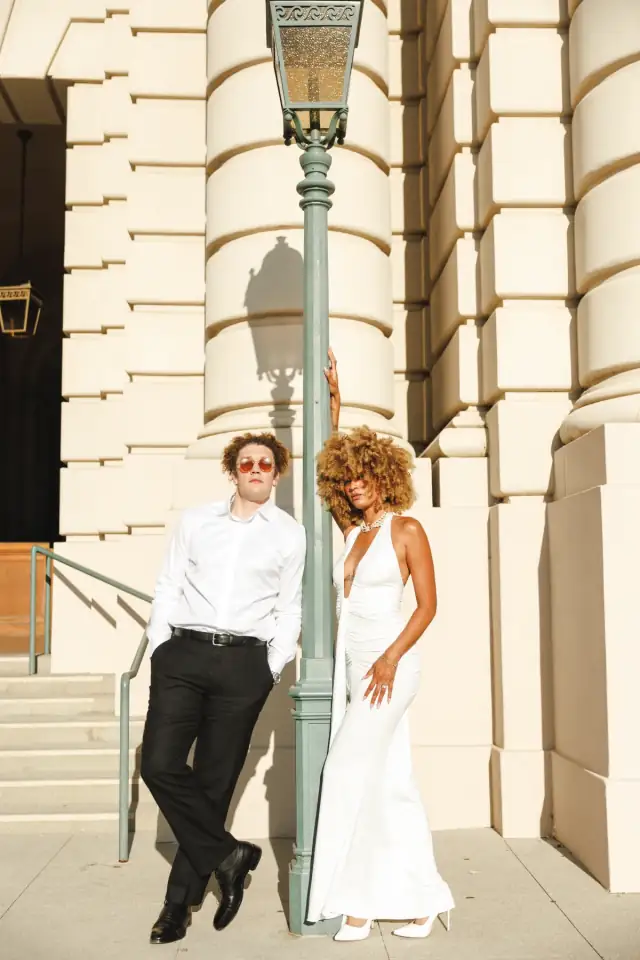 Jasi & Johnny at Pasadena City Hall