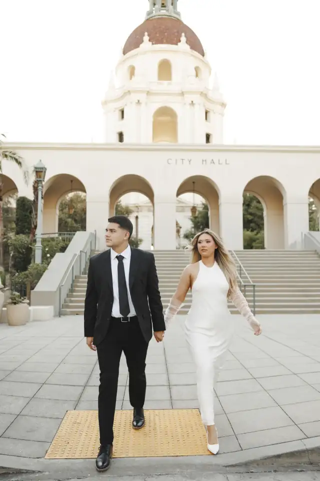 Maria & Jesus at Pasadena City Hall