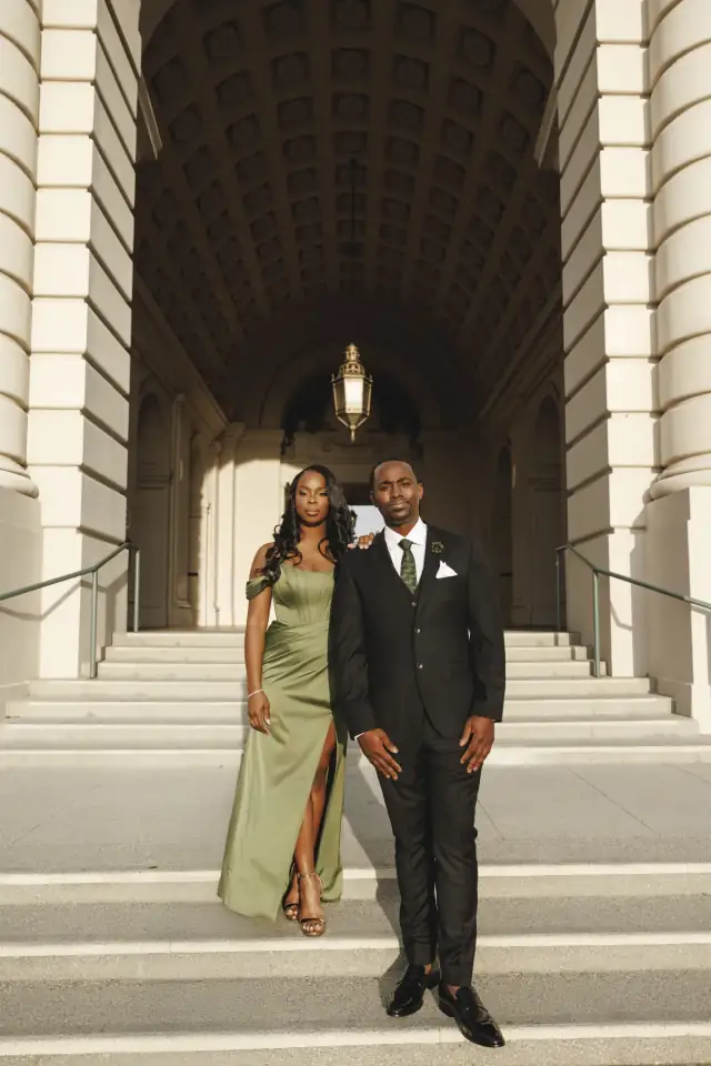 Teaira & Douglas at Pasadena City Hall