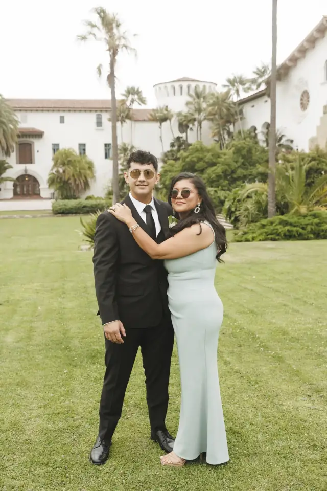 Andrea & Ozzy at Santa Barbara Courthouse
