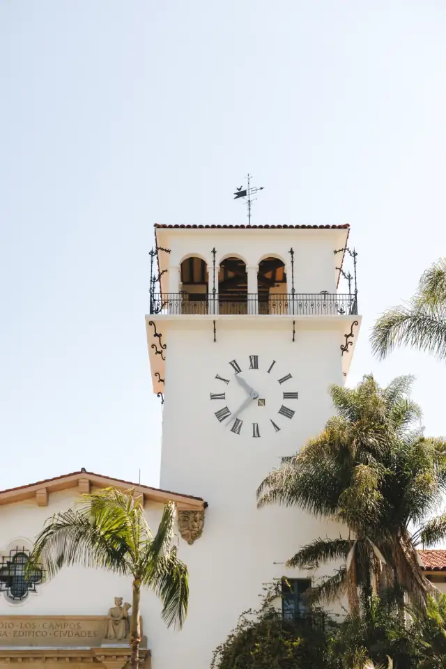 Caitlin & Adrian at Santa Barbara Courthouse