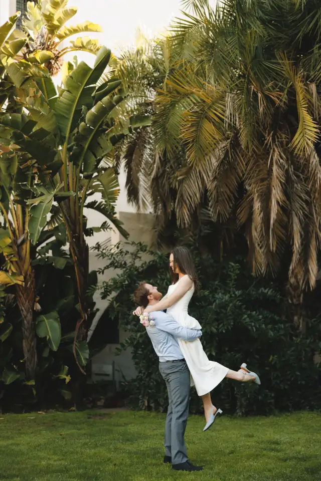 John & Hannah at Santa Barbara Courthouse