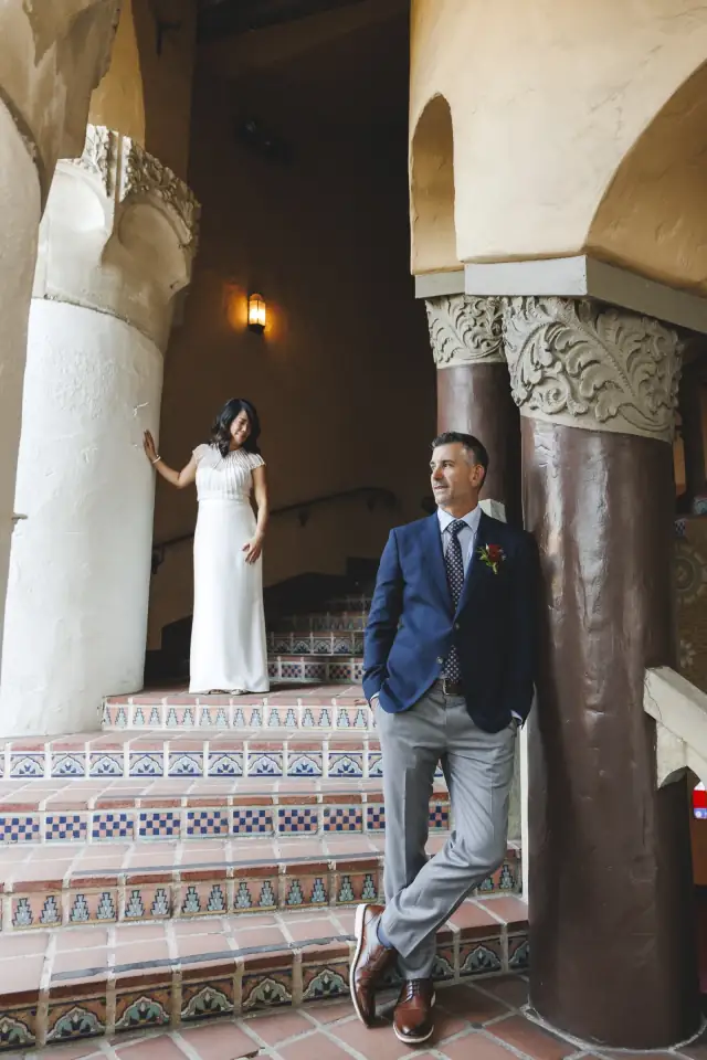 DJ & Grace at Santa Barbara Courthouse