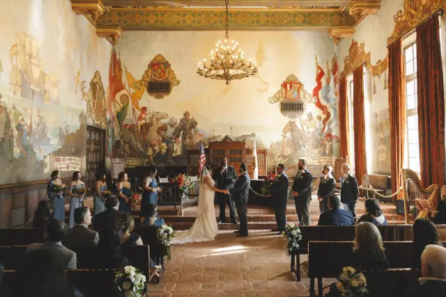 Daisy & Farris at Santa Barbara Courthouse