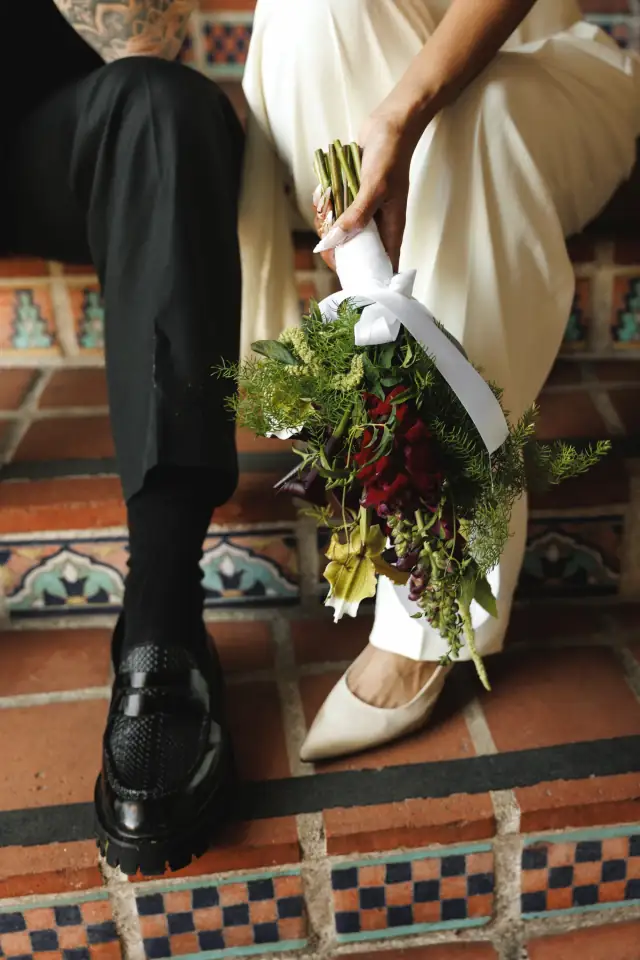 Ceremony portrait, Santa Barbara Courthouse