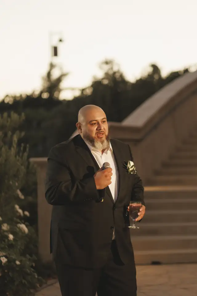 Jacqueline and Gustavo wedding at Europa Village in Temecula — The vineyard, glowing, photograph 2