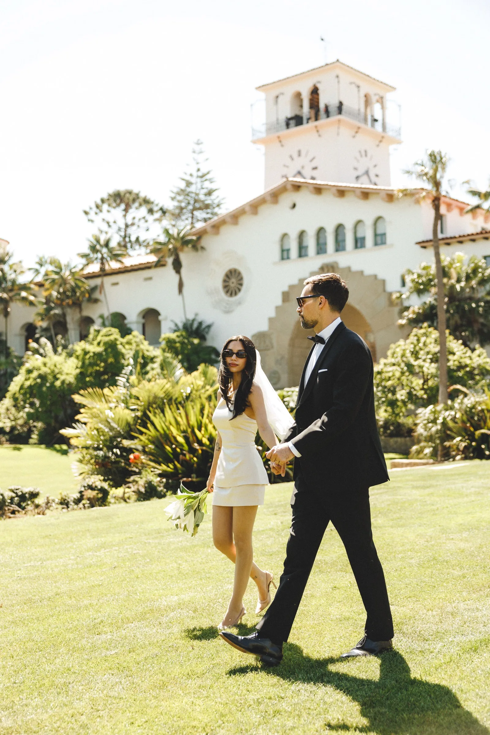 Jessica & Reid at Santa Barbara Courthouse