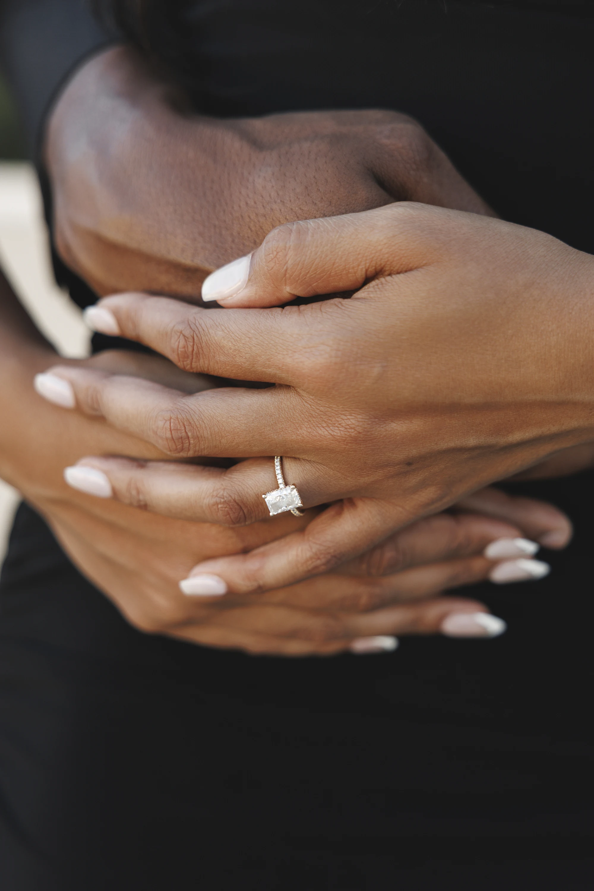 Engagement portrait, Pasadena City Hall