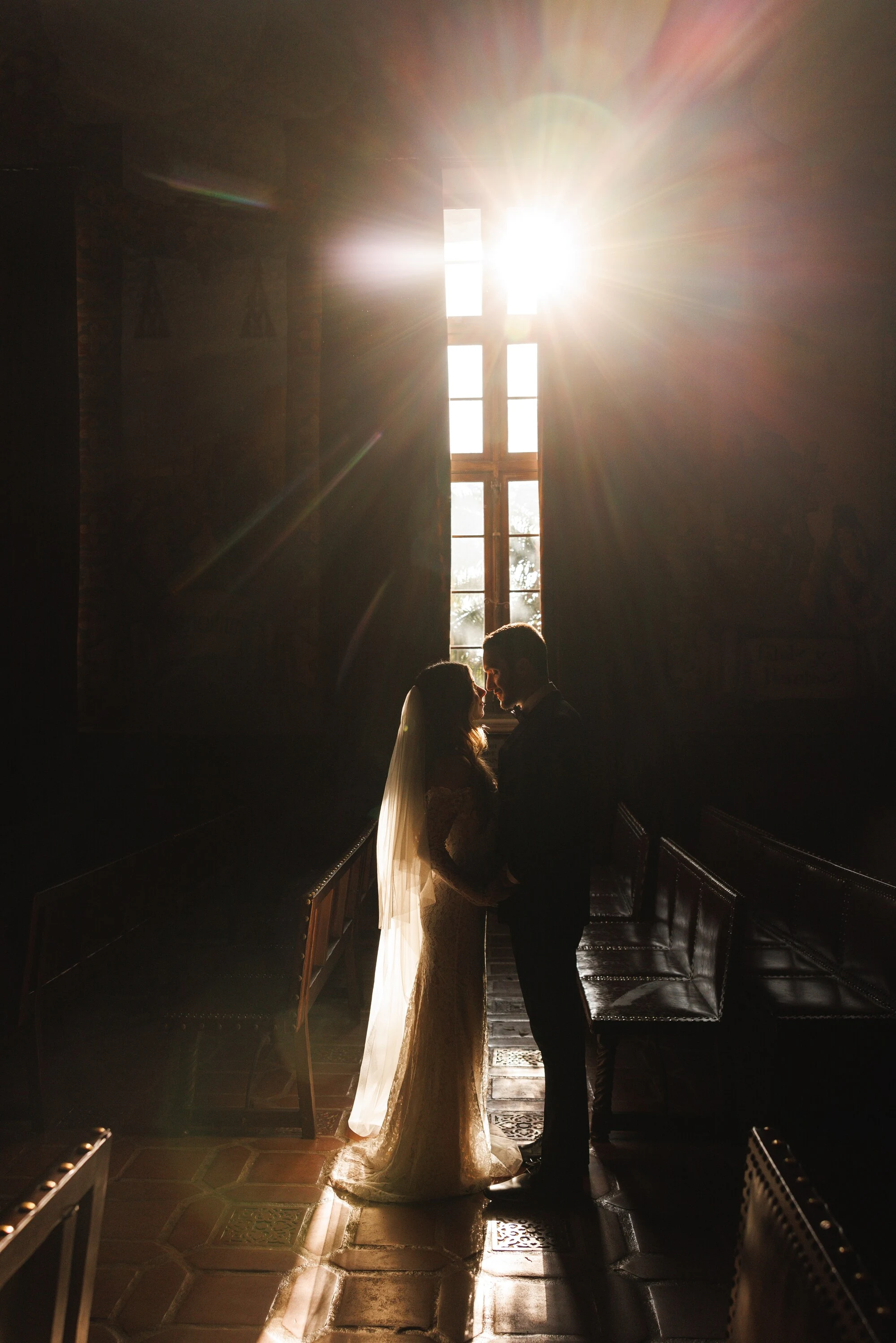 Wedding day moment