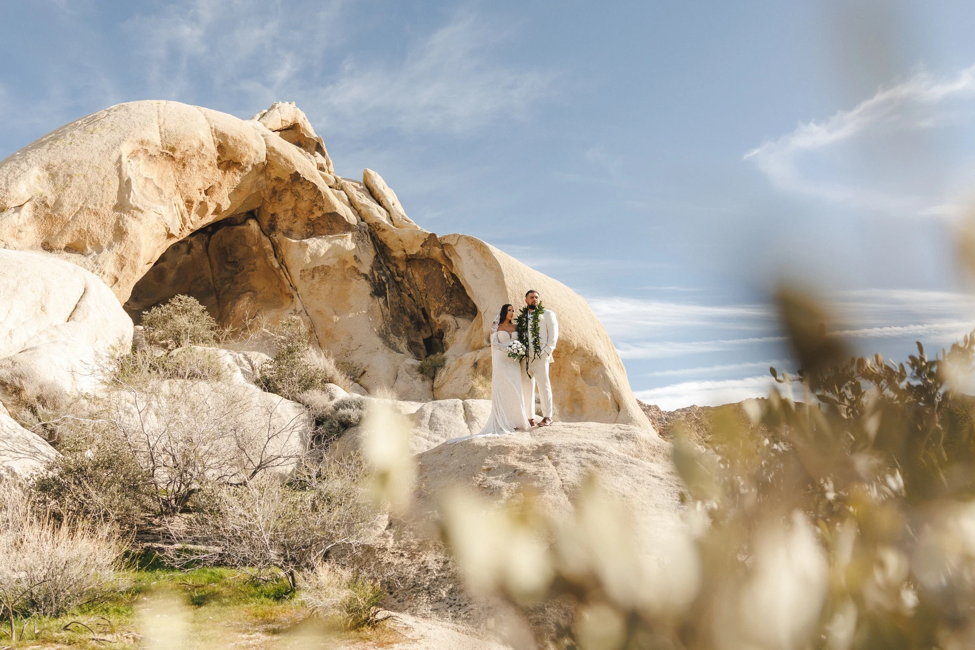 Couple under cinematic light
