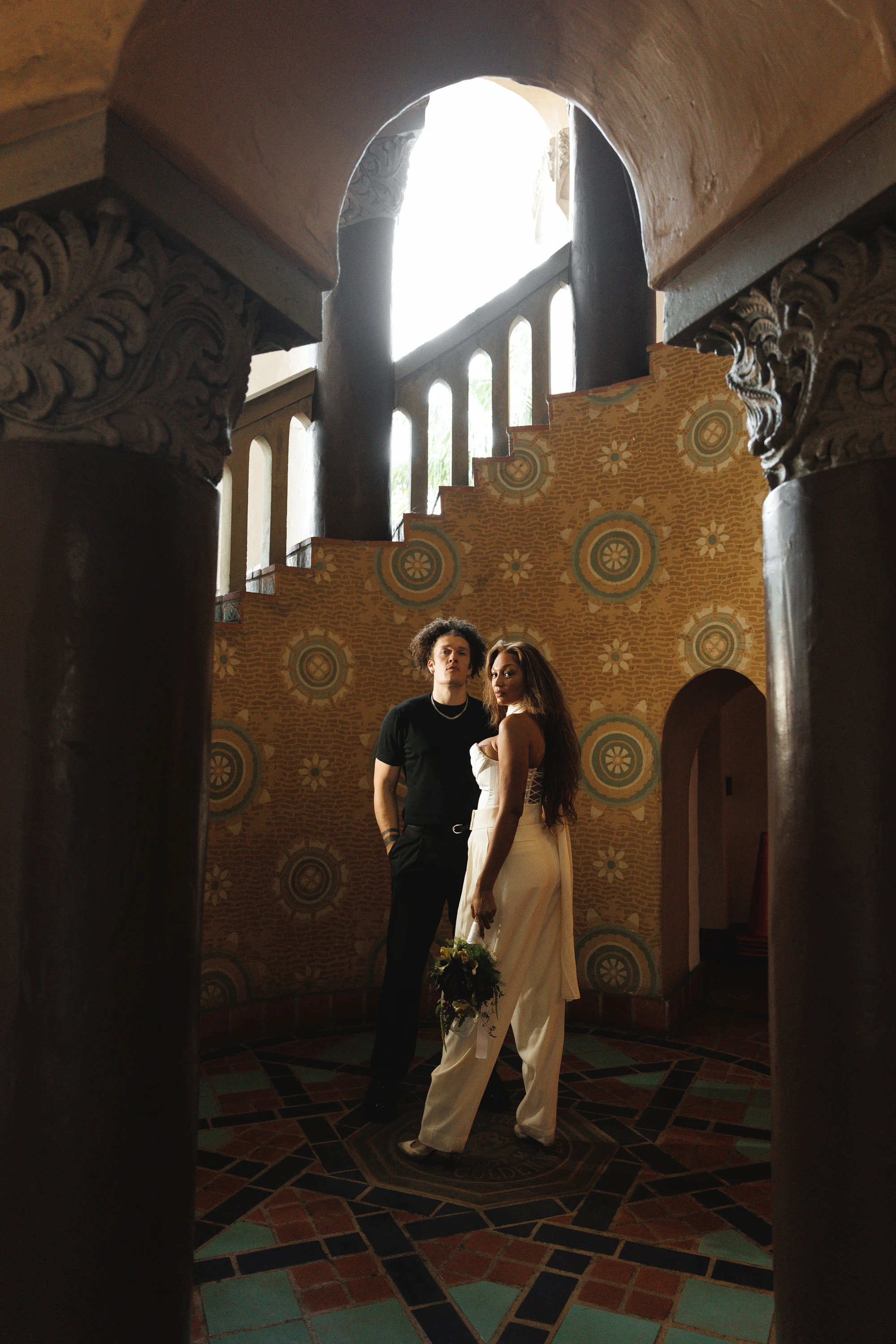 Couple, golden hour, Santa Barbara