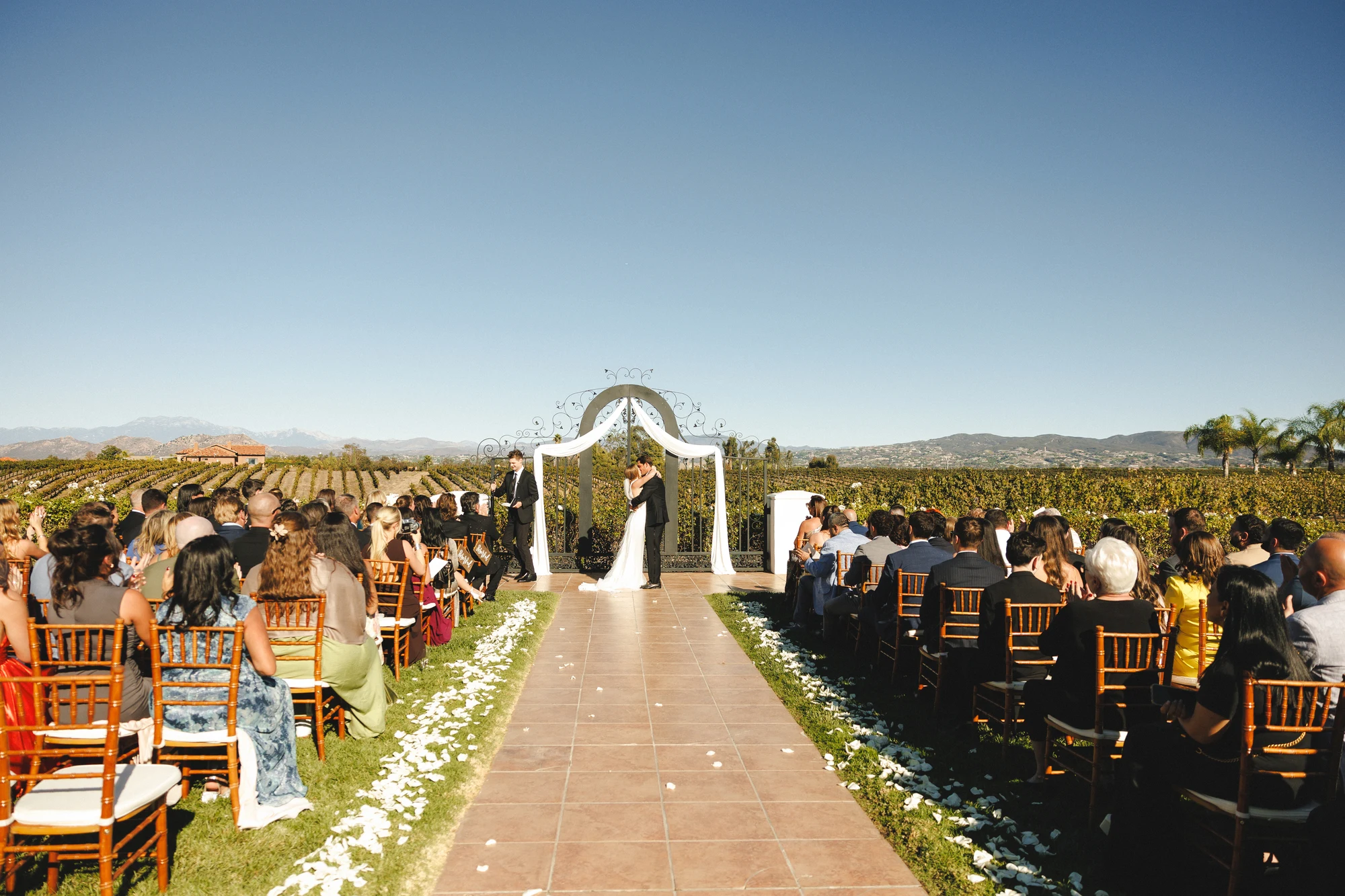 Caylee and Levon wedding at Villa de Amore in Temecula — Old-world California glamour, photograph 3