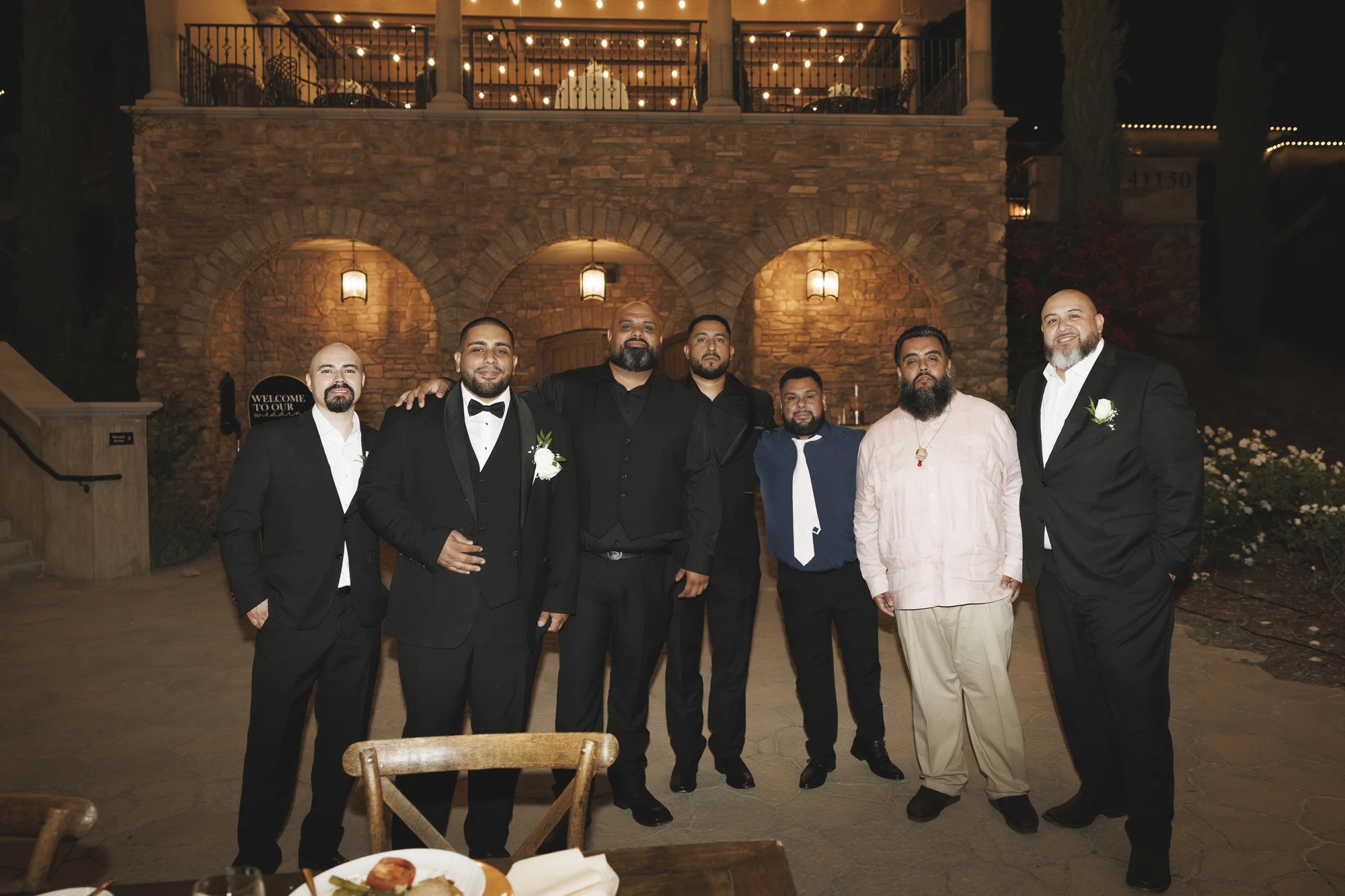 Jacqueline and Gustavo wedding at Europa Village in Temecula — Candlelight, toasts & celebration, photograph 1