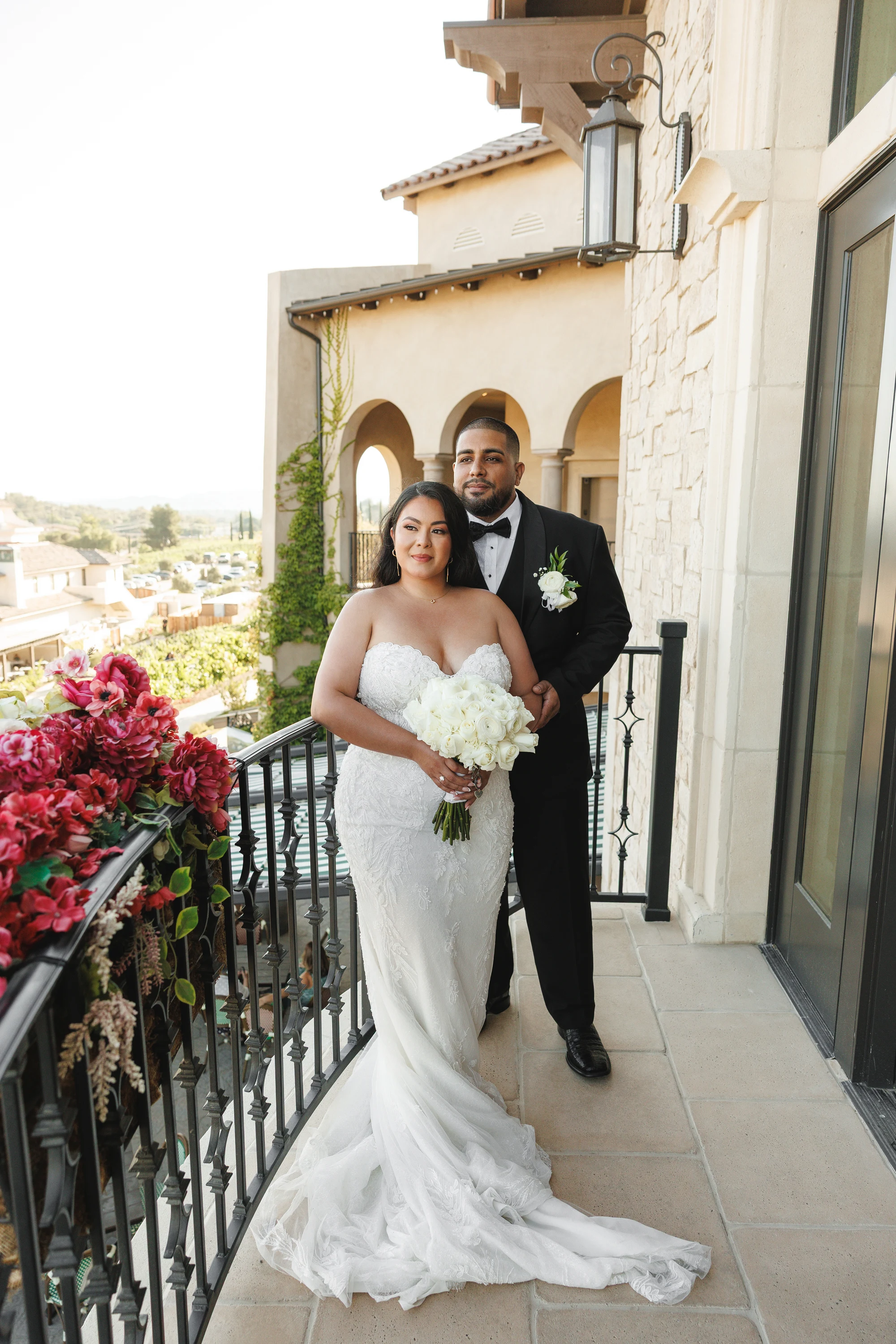 Jacqueline and Gustavo wedding at Europa Village in Temecula — A wine cellar, in natural light, photograph 3