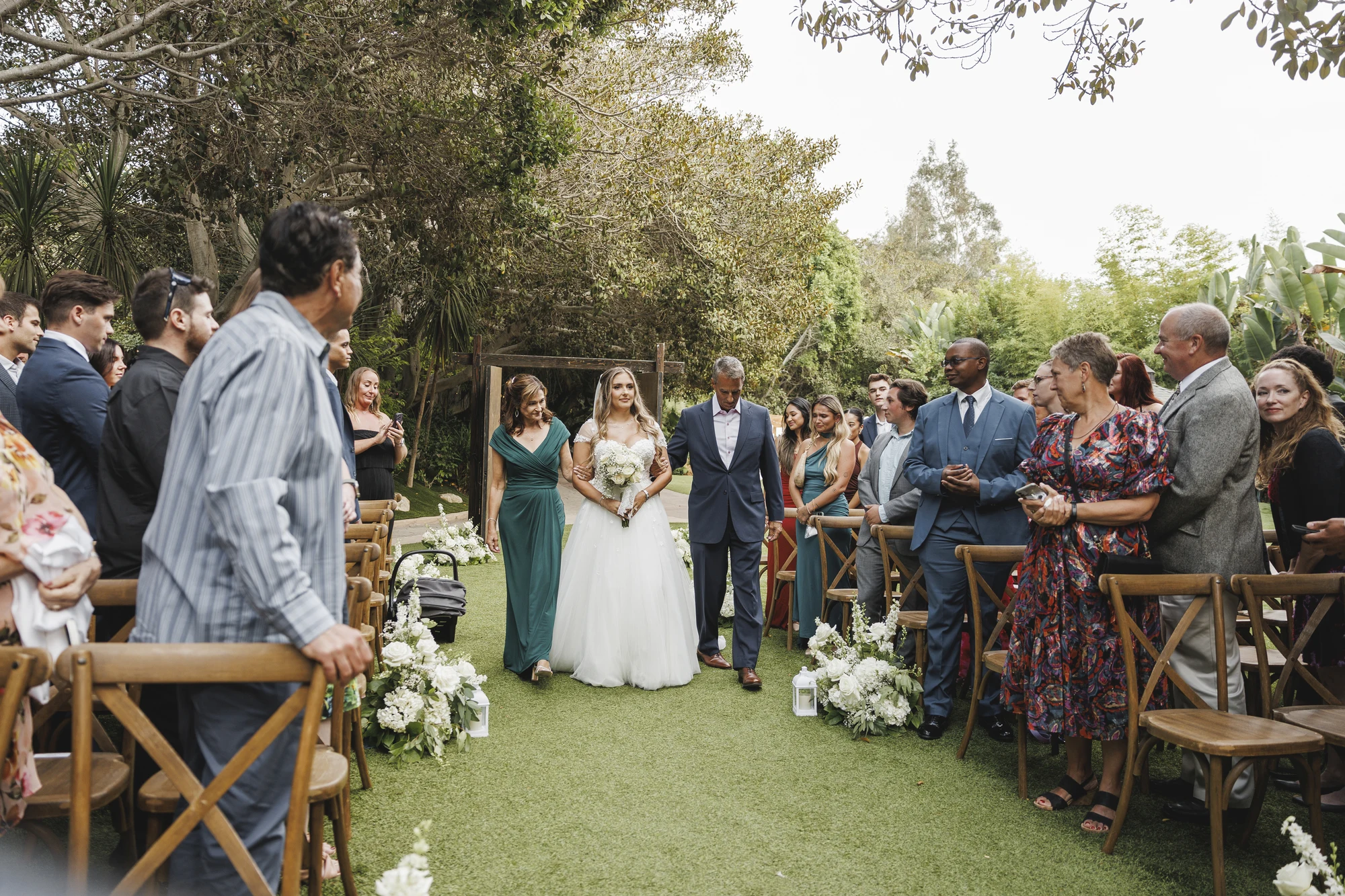 Stephanie and Lontez wedding at Botanica in Oceanside — A bridesmaids reveal & a garden path to “I do.”, photograph 3